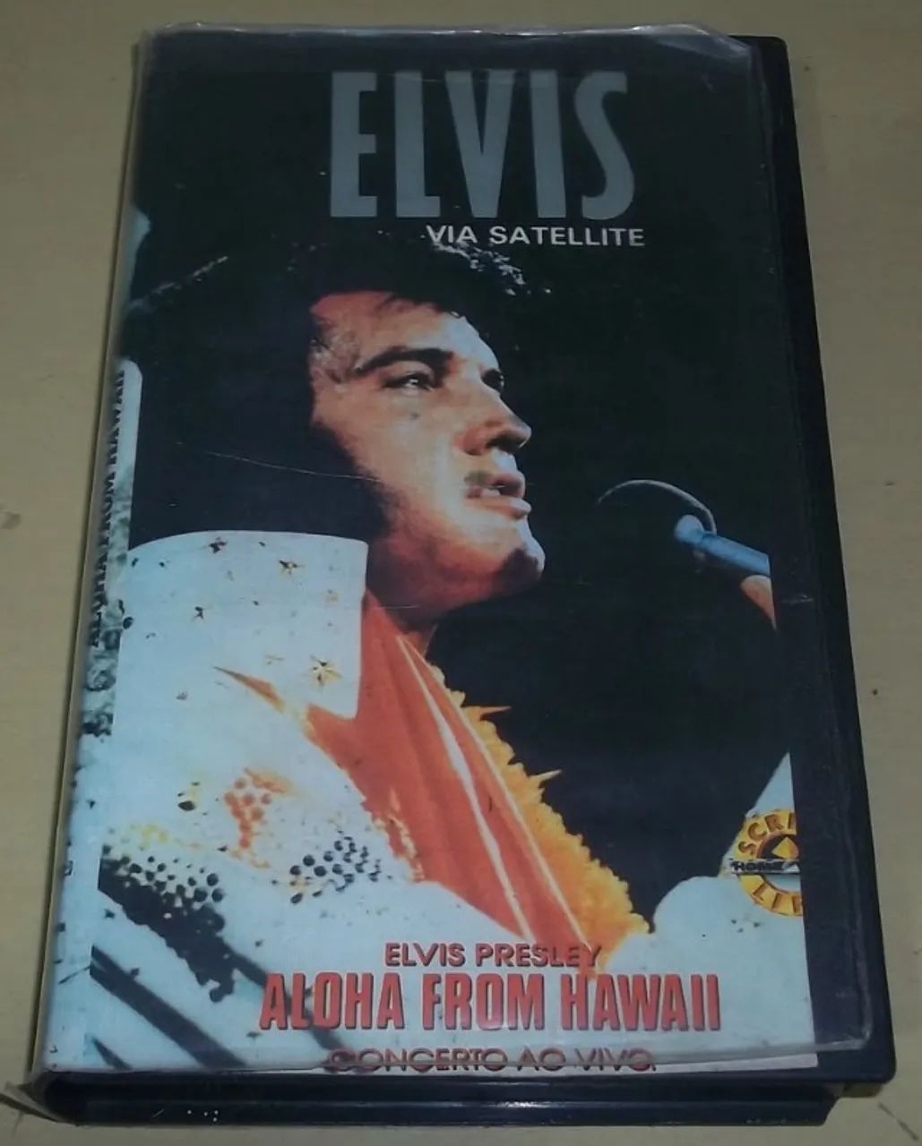 Fita Vhs Elvis Via Satellite -Aloha From Hawaii