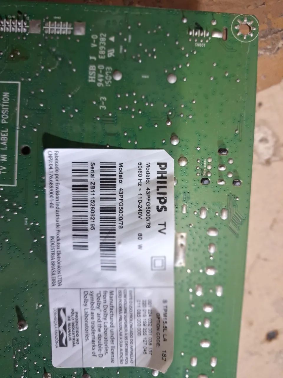 Placa Principal Philips 43PFG5000/78