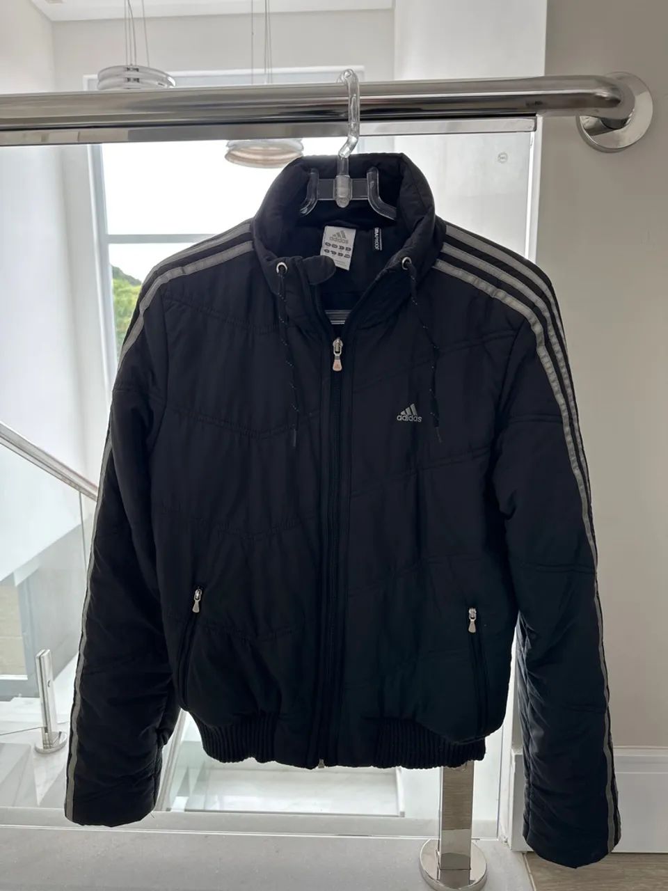 Jaqueta de nylon grossa Adidas  - Foto 2