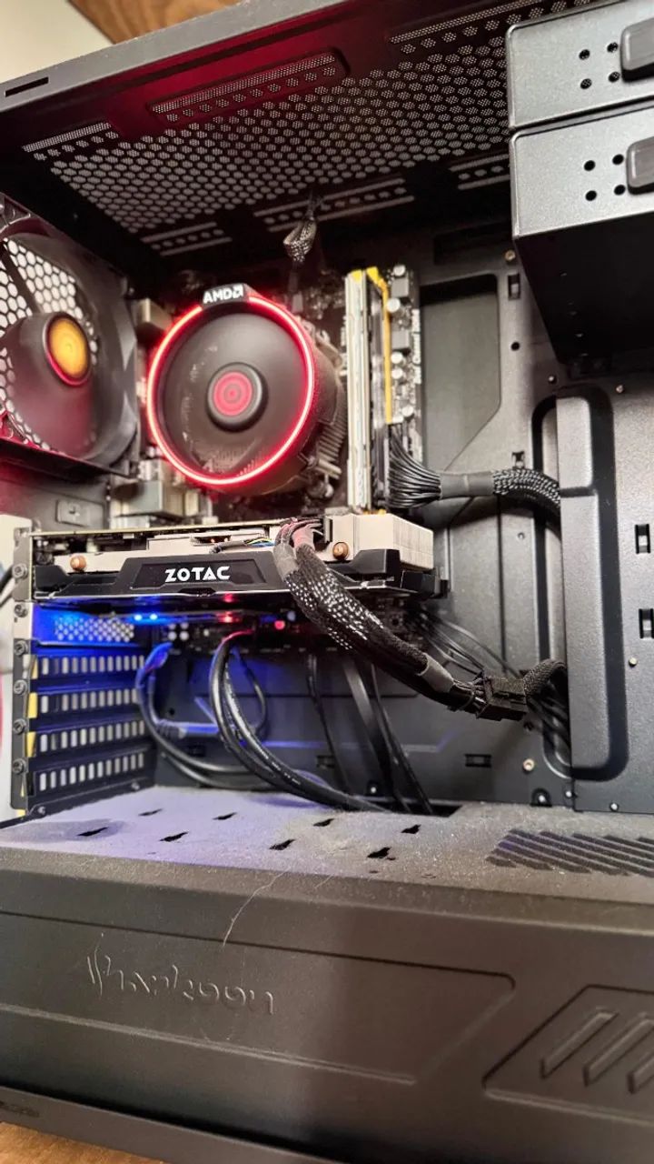 Pc Gamer Completo (PC, Mouse, Teclado e Monitor) Custo-benefício| Ryzen 7, Gtx 1060 6gb - Foto 6