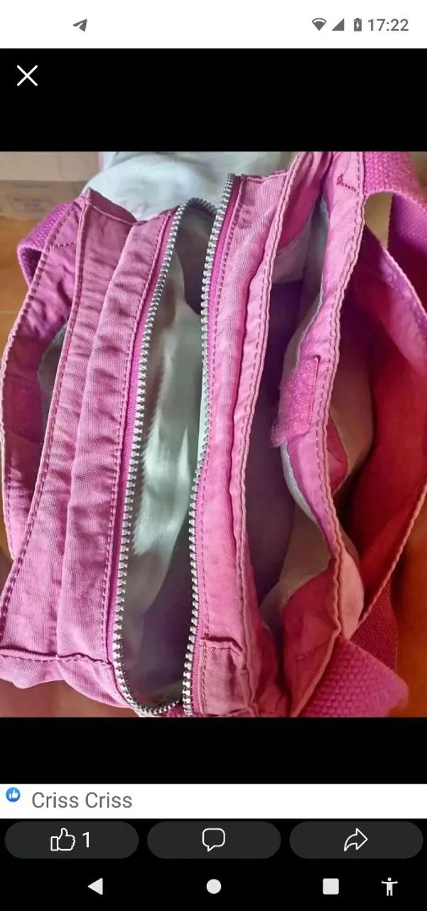 Bolsa Kipling Rosa com Chaveiro Macaco - Foto 2