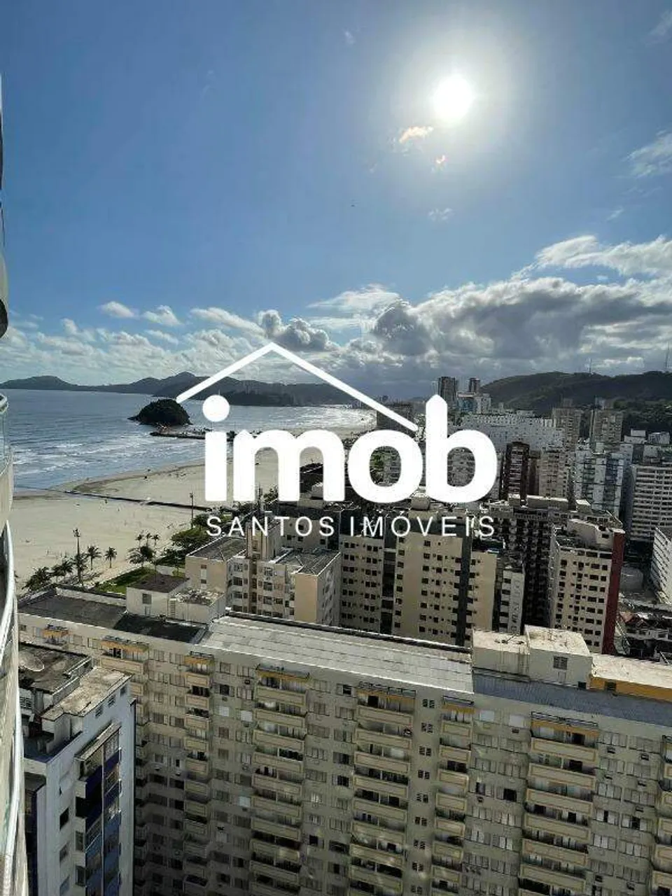 LOCAÇÃO - APARTAMENTO STUDIO MOBILIADO - COM VISTA MAR - GONZAGA - SANTOS