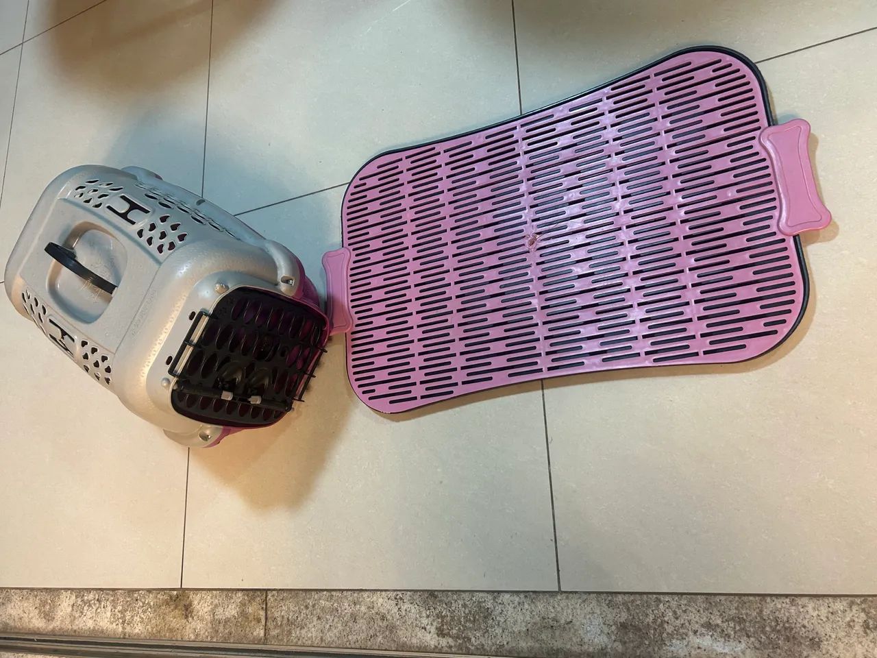 Caixa de Transporte 01 + Sanitário Higiênico Removível 