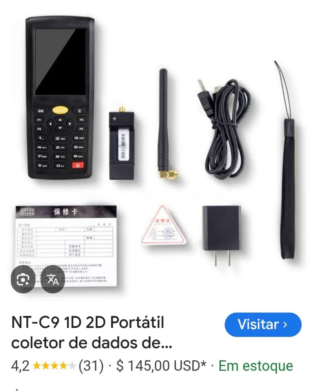 Coletor de dados  - Foto 2