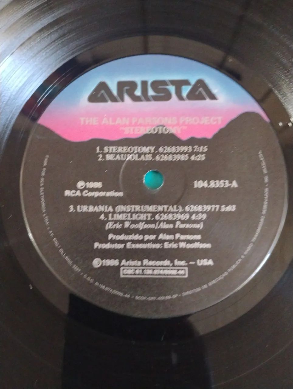 LP Vinil - The Alan Parsons Project -Stereotomy  - Foto 3