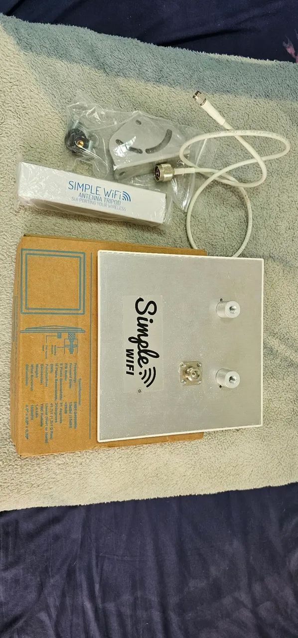 Antena Painel 2.4GHz Data, Voz, Imagem, aircrack - Foto 3