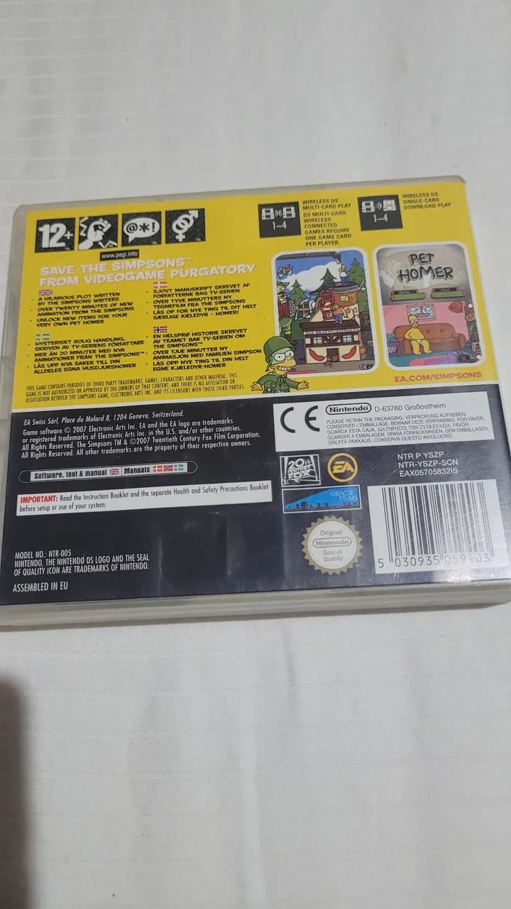 The Simpsons Game - Nintendo DS - Foto 2