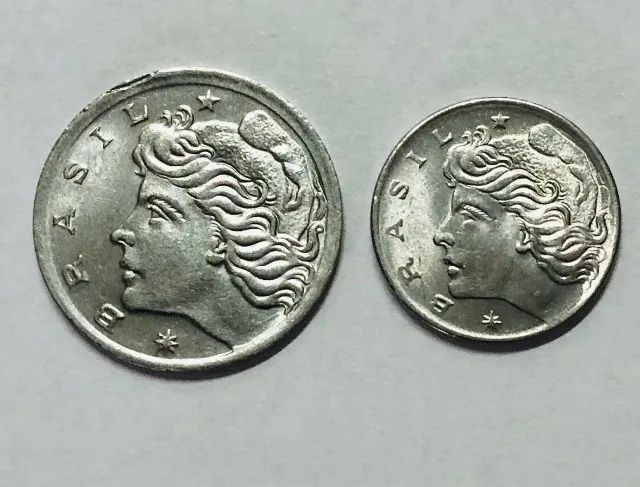 Moedas de centavos de cruzeiros - 1975 - Foto 2
