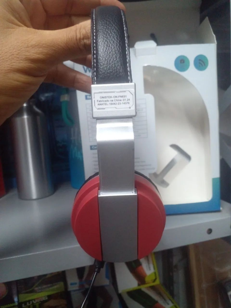 Fone  com rádio blutoo usb  - Foto 4