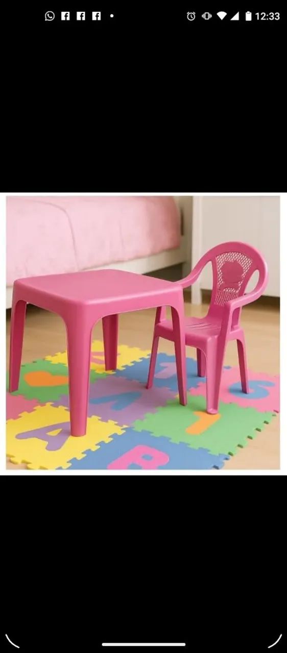 Conjunto de mesinha infantil 64520808116225120