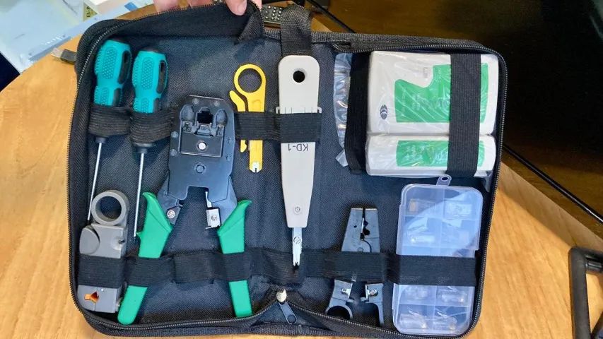 Kit de Instalação de Cabo de Rede completo - Foto 2