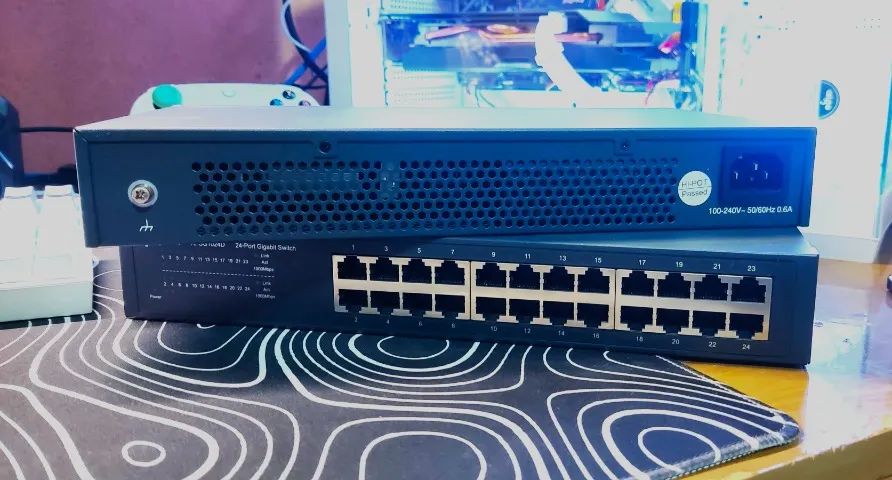 Switch tplink 24 portas gigabit usado - Foto 5
