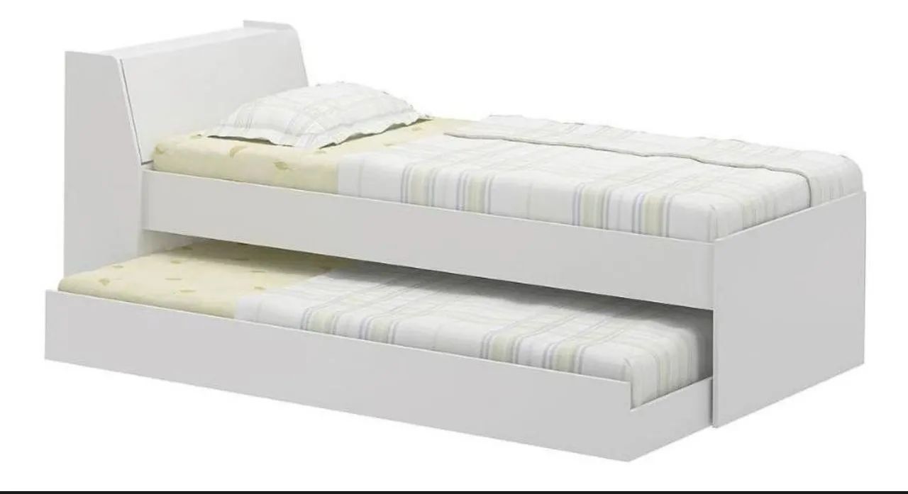 Cama de solteiro com cama auxiliar( usada)
