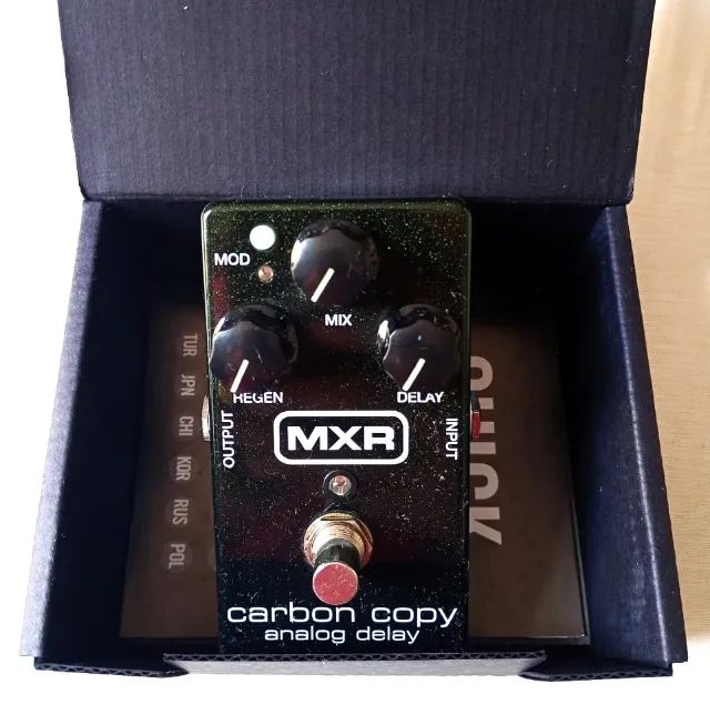 Pedal MXR Carbon Copy Analog Delay M169 - Instrumentos musicais