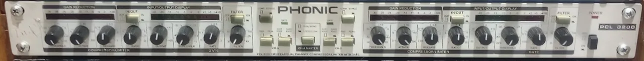 Compressor de Audio Phonic PCL 3200