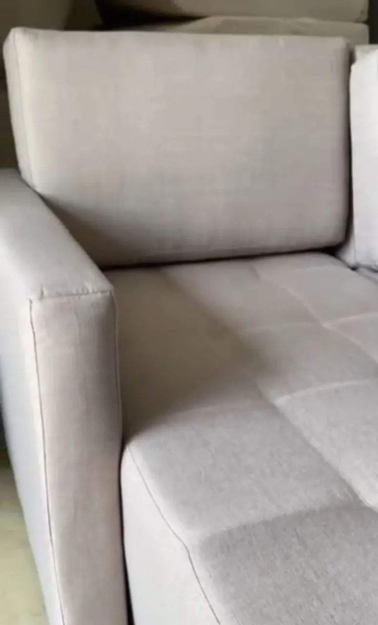 SOFÁ SEM CAIXA LINHO 1.60 MODELO BRAÇOS 10CM - Foto 2