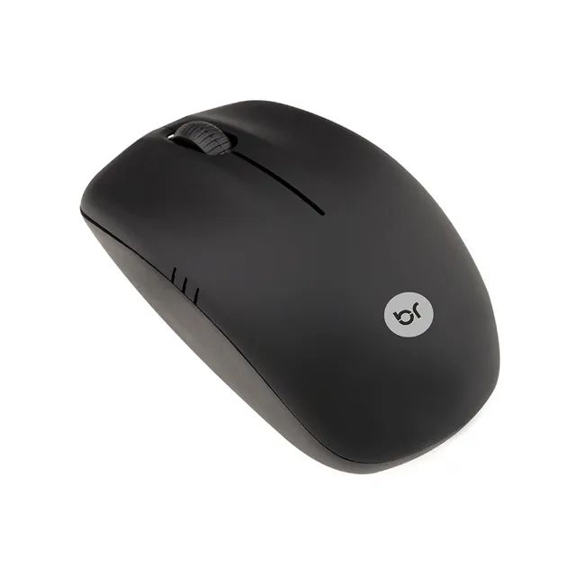 Mouse Bright sem fio 0404 Preto - Foto 3
