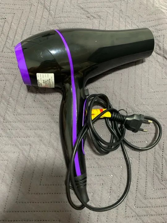 Secador de Cabelo Mondial Black Purple - Foto 3