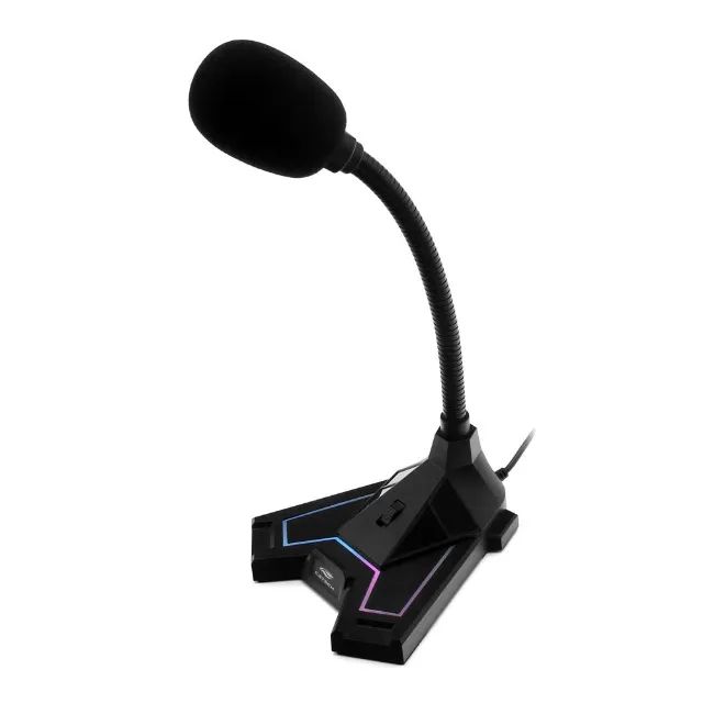 Microfone Gamer USB C3Tech MI-G100BK RGB - WZetta - Foto 3