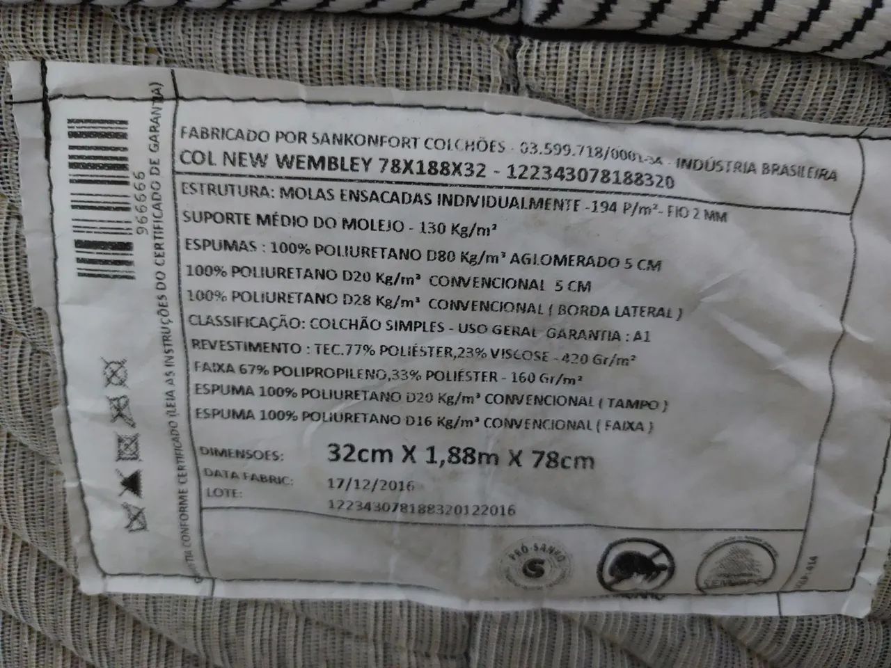 Colchão solteiro resistente  - Foto 3