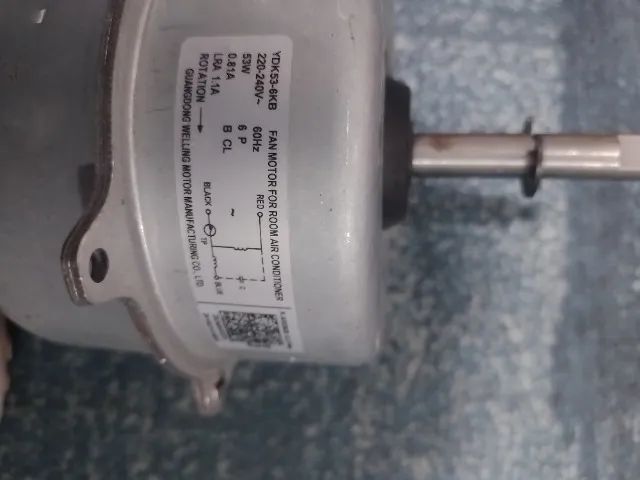 motor de ventilador para ar condicionado, especificamente o modelo YDK53-6KB - novo 