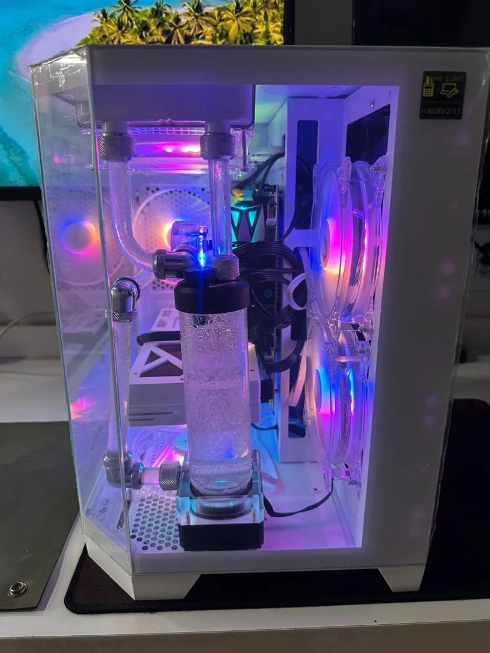 Pc gamer branco custom - Foto 3
