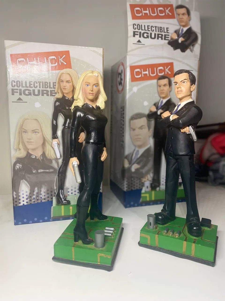 Agente Sarah Walker E John Casey  Boneco colecionável  / tv série Chuck