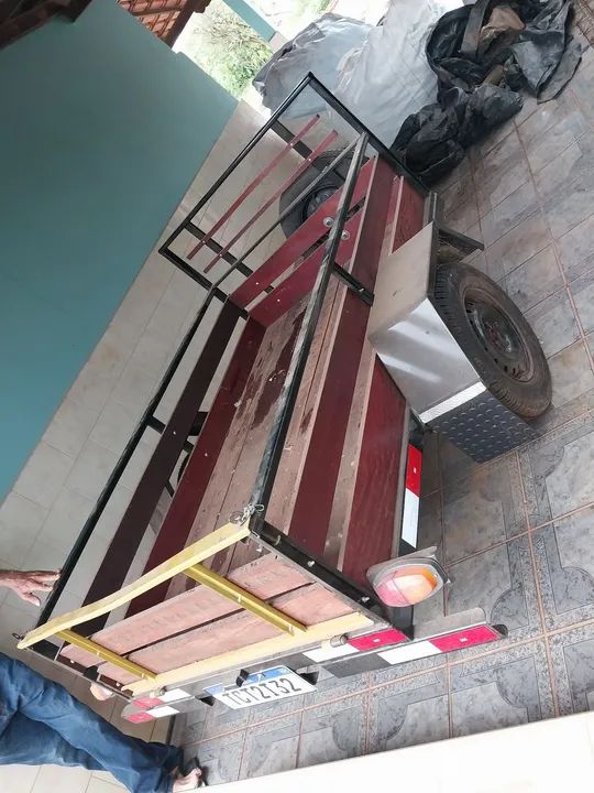 Carreta de reboque para transporte