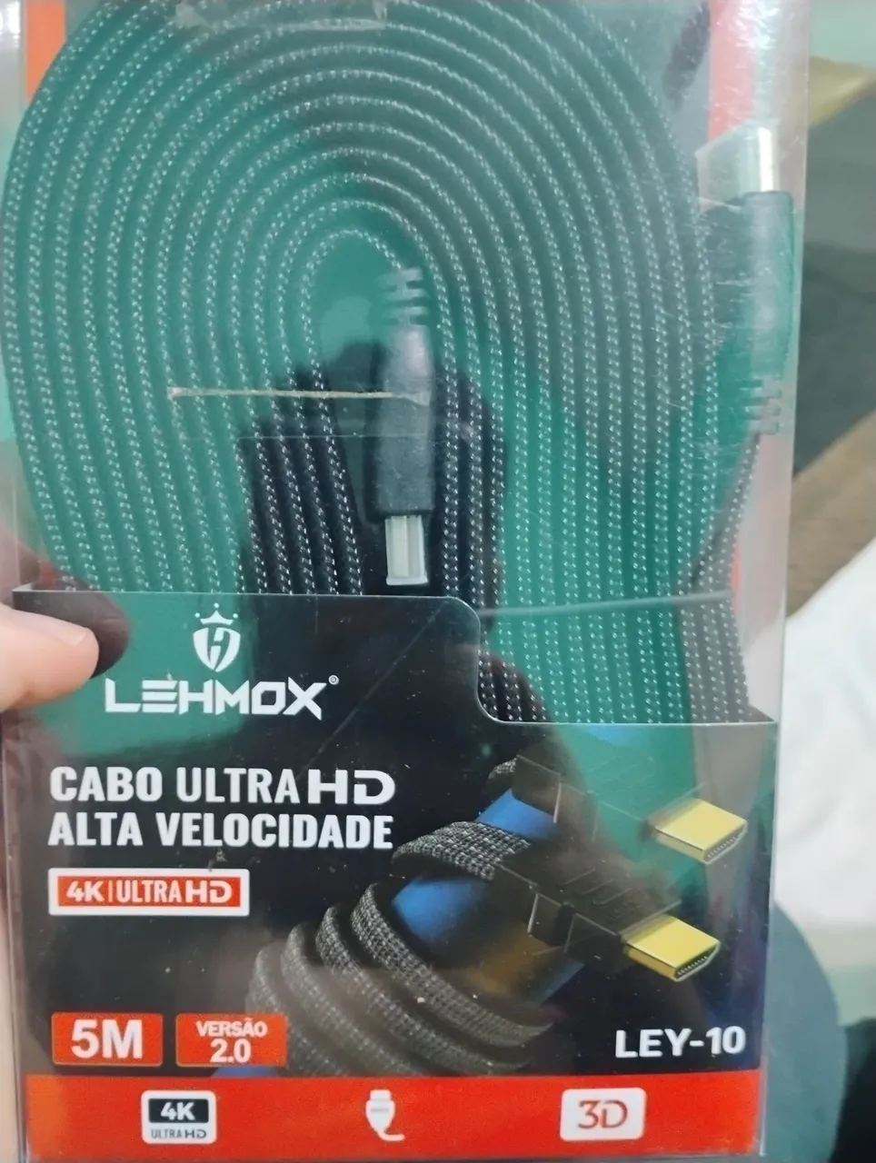 Cabo HDMI 4K Ultra HD 5M Lehmox