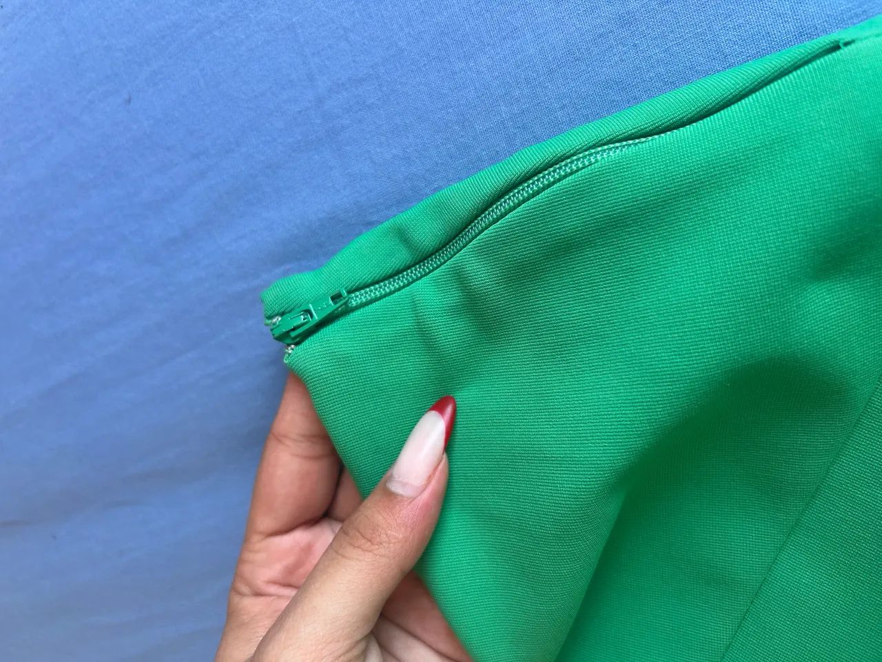 Short Saia Verde Detalhada  - Foto 2