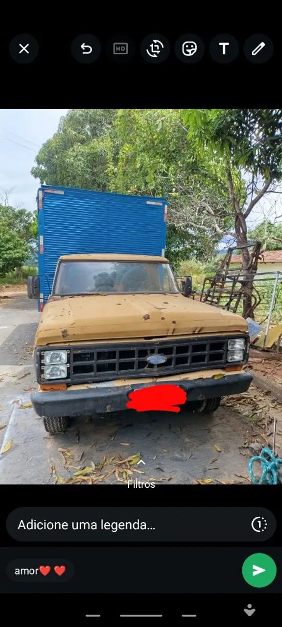 F4000 baú em dias diesel ano 1979<br>Placa Mercosul - Foto 7