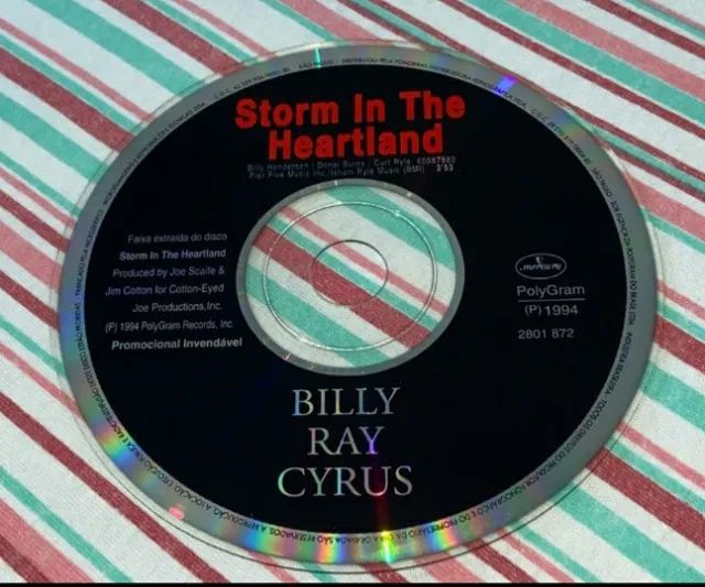 Cd Billy Ray Cyrus - Storm In The Heartland - Single - Foto 3