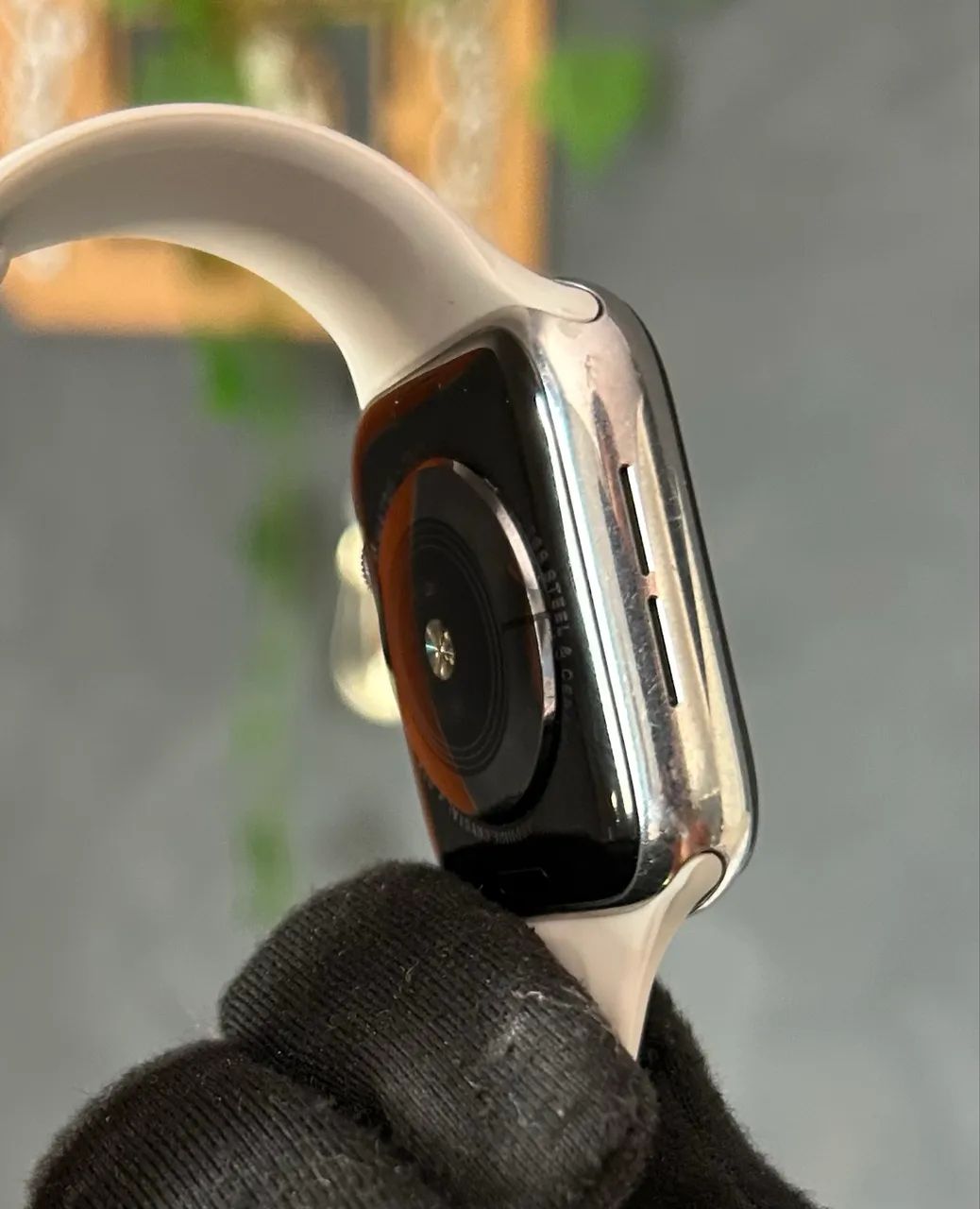 Apple Watch S4 44mm Aço inoxidável GPS + celular 88% Bateria