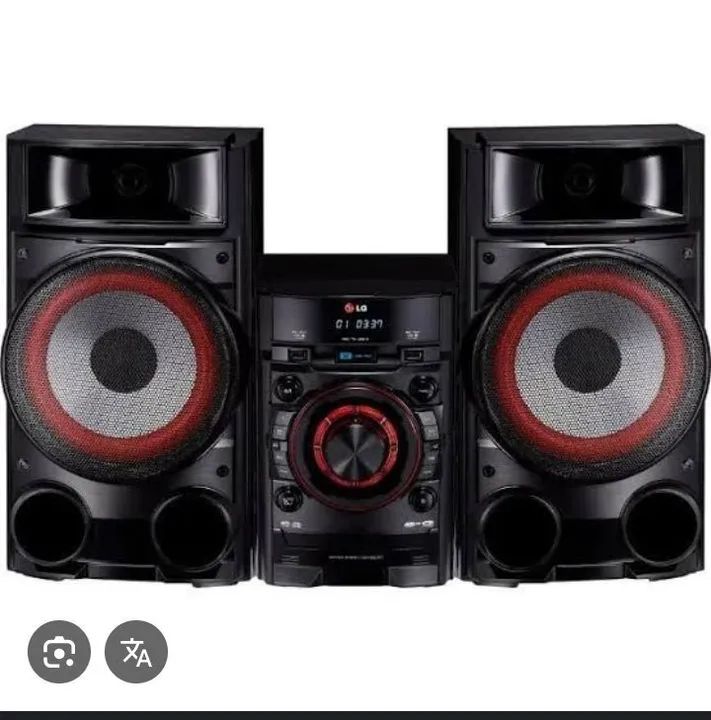 Mini System LG CM4630 - 500W c/ Dual USB, MP3, CD e Rádio - Preto