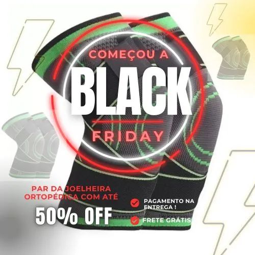 Joelheira Ortopédica - Black Friday 50% OFF