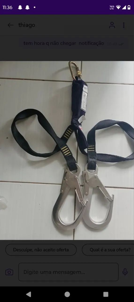 Talabarte para trabalho em altura - Novo