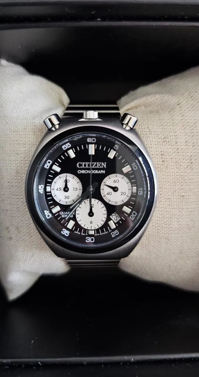 カゲオマン Relógio Citizen Bullhead Tsuno Reverse Panda Edição Limitada