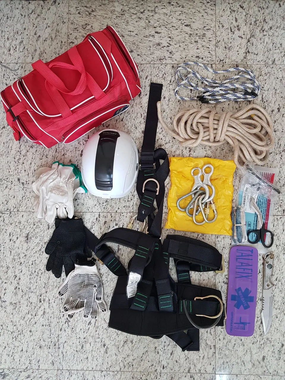 Kit de segurança completo para trabalho em altura