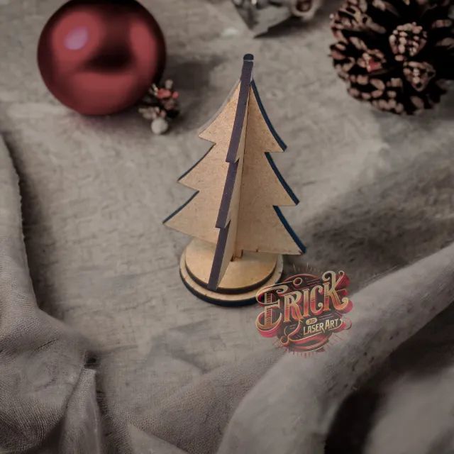 Enfeite de natal em MDF - Árvore