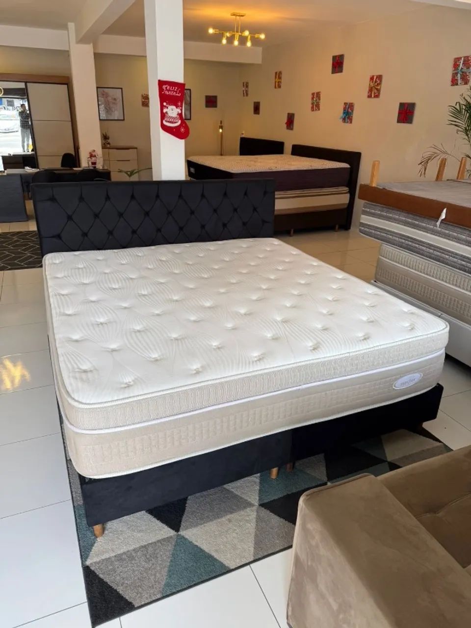 Colchão KING MAXFLEX SEMINOVO TOP - entrego!  - Foto 4