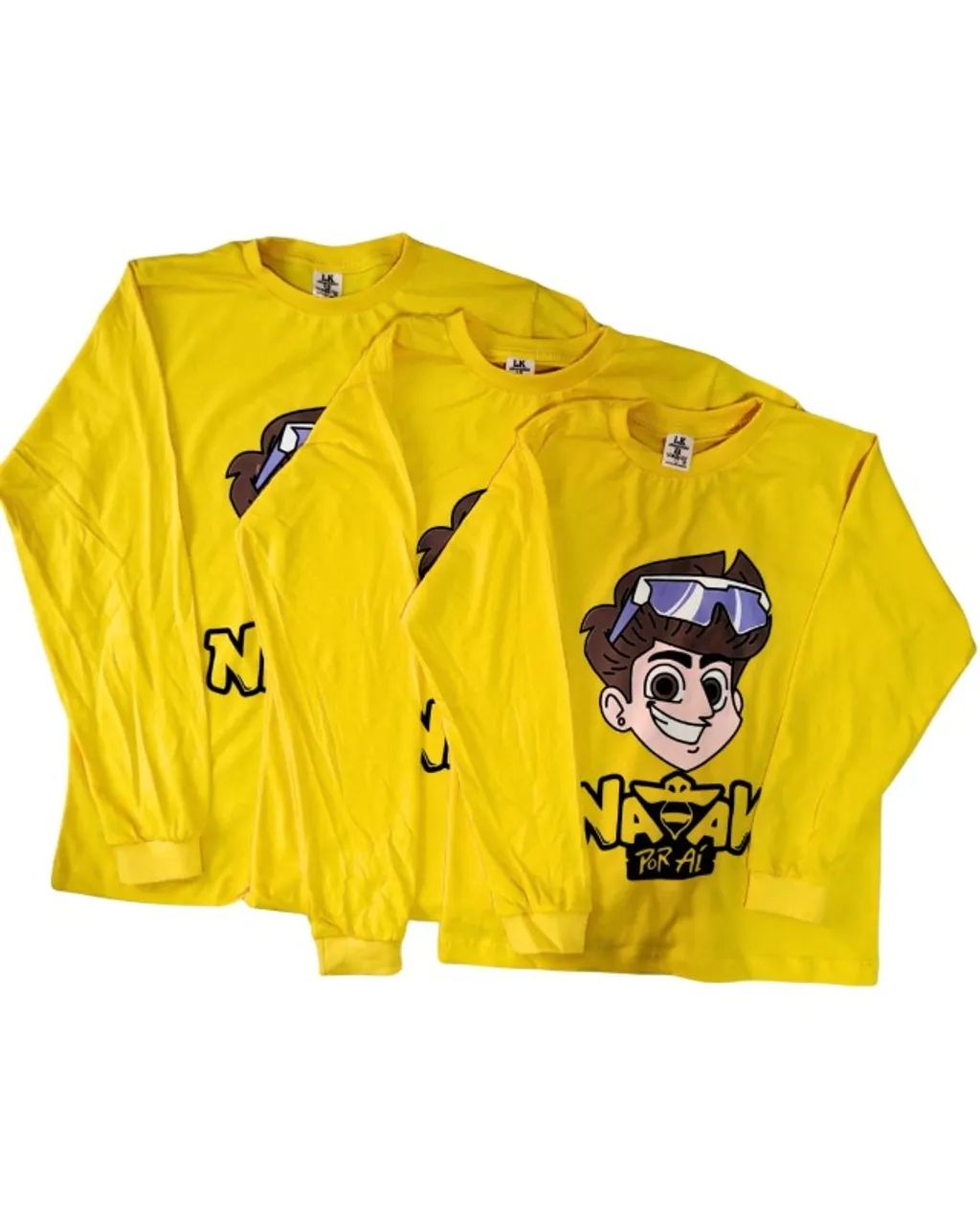 Camiseta Manga Longa Infatil Natan Por Ai Personagem. Leia a descrição. - Foto 4