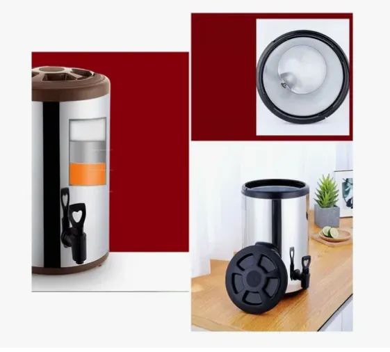 Garrafa Botijão Bebedouro Inox Térmico 6 Litro Café Chá Água Garrafão Buffet - Foto 4