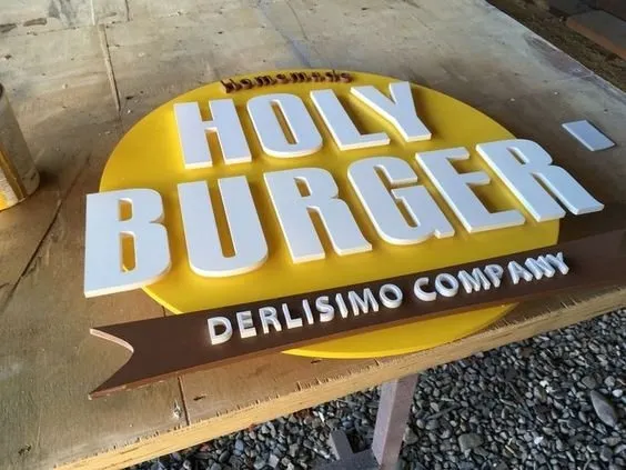 Logo/Letreiro Personalizado c/ Sobreposição em PVC Expandido 5mm
