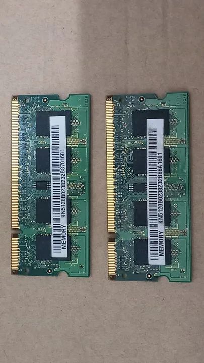 Memórias Notebook Samsumg 512mb 2rx16 Pc2 5300s - Semi Nova - Foto 2