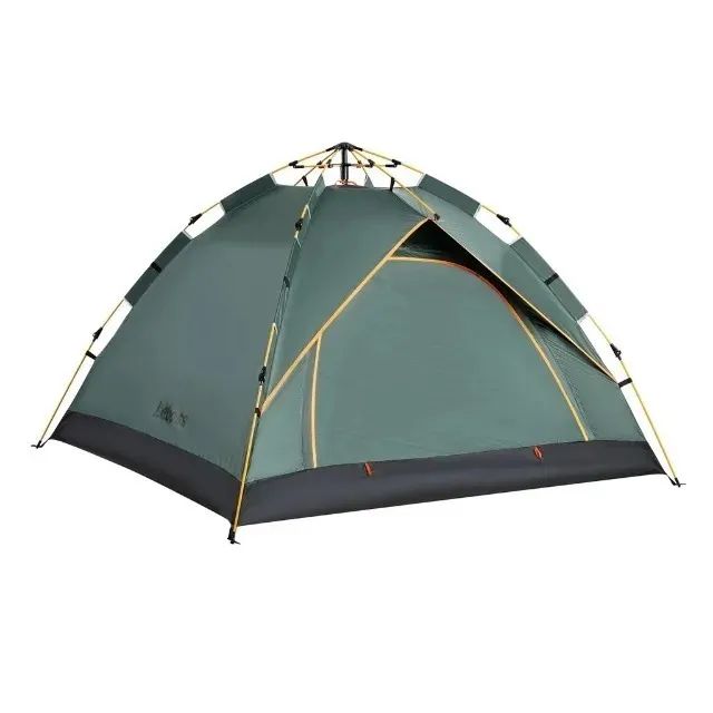 Barraca Camping 4 Pessoas A Prova D'agua Montagem Rápida Verde Leboss LB-HW003 - Foto 3
