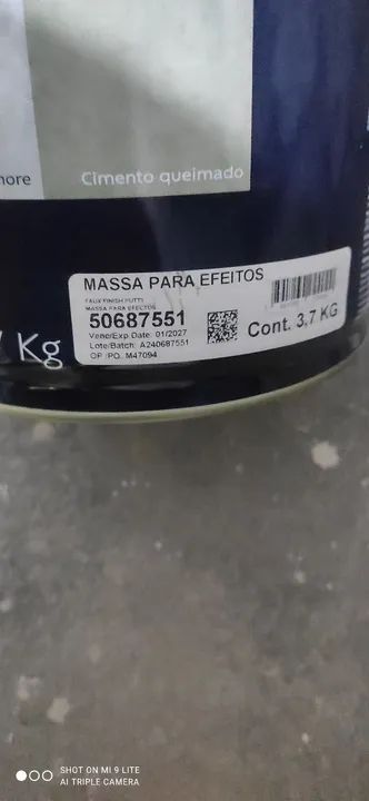 Massa para efeito marmorato ou cimento queimado  - Foto 2