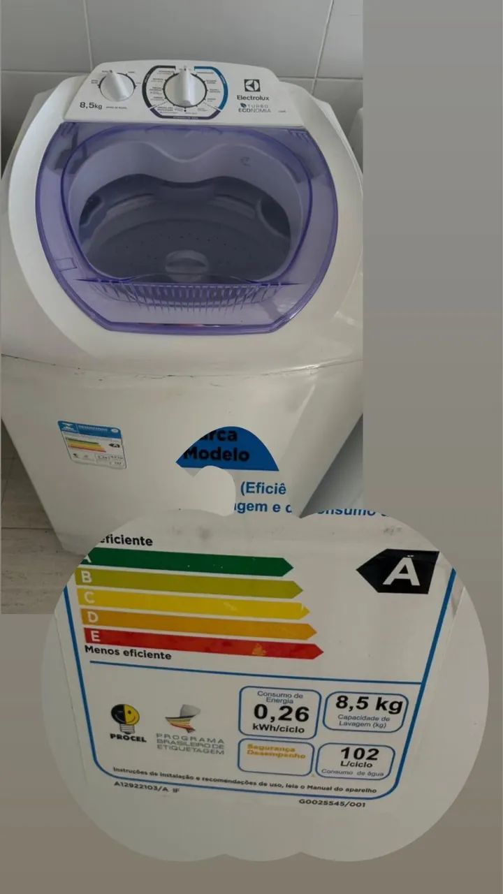 Máquina de lavar Eletrolux