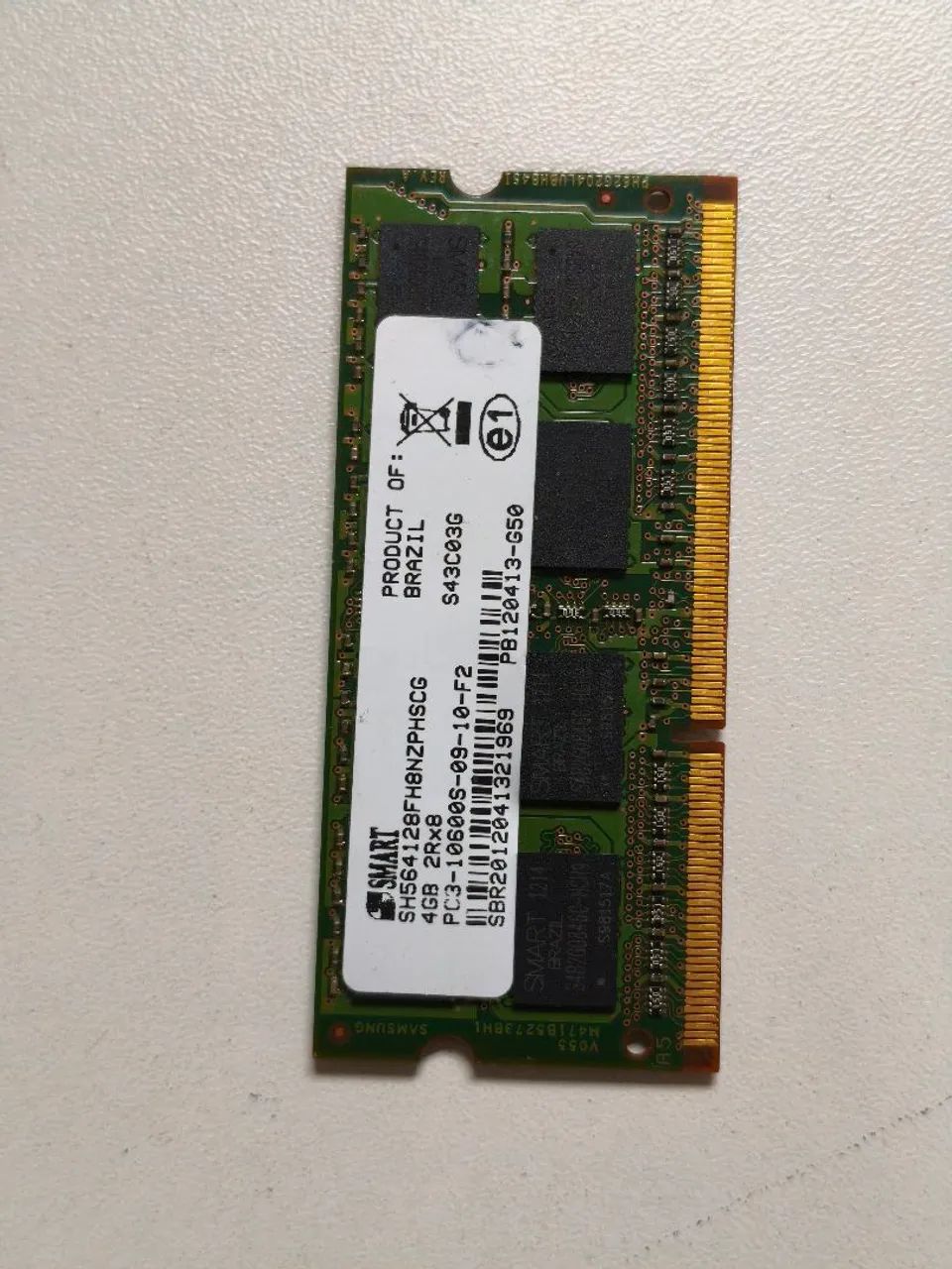 Memória ram notebook ddr3 4gb 