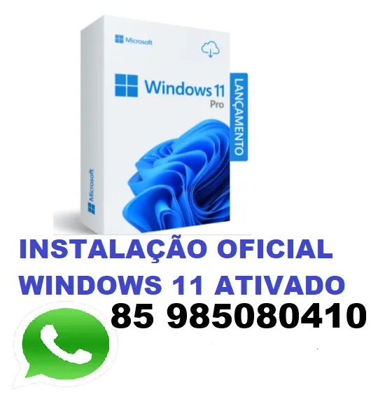 INSTALAÇÃO WINDOWS 10 OU 11 - PRODUTO ATIVADO