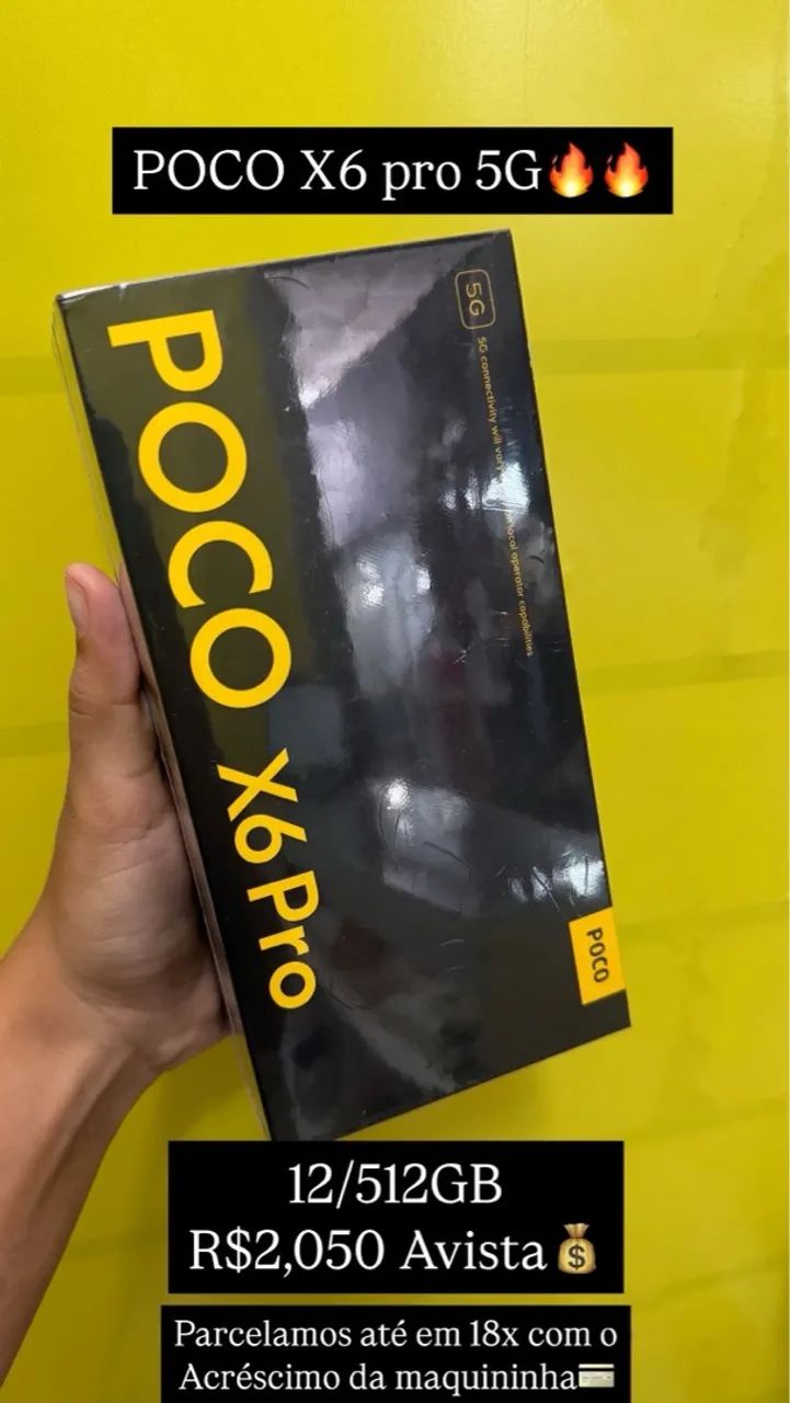 POCO X6 PRO 12/512GB (LACRADO)